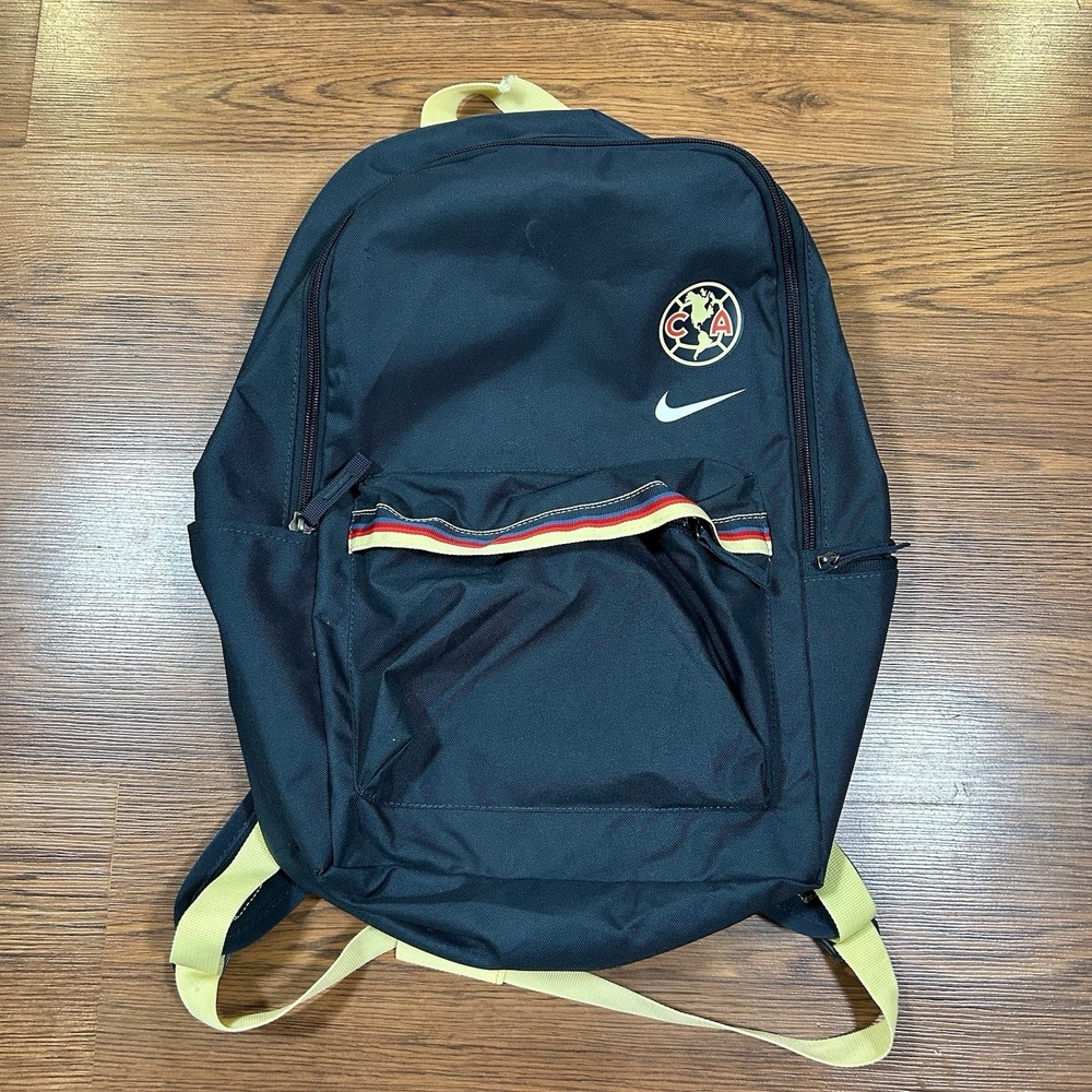 Nike‎ Club América Stadium Soccer Backpack Blue Striped Logo